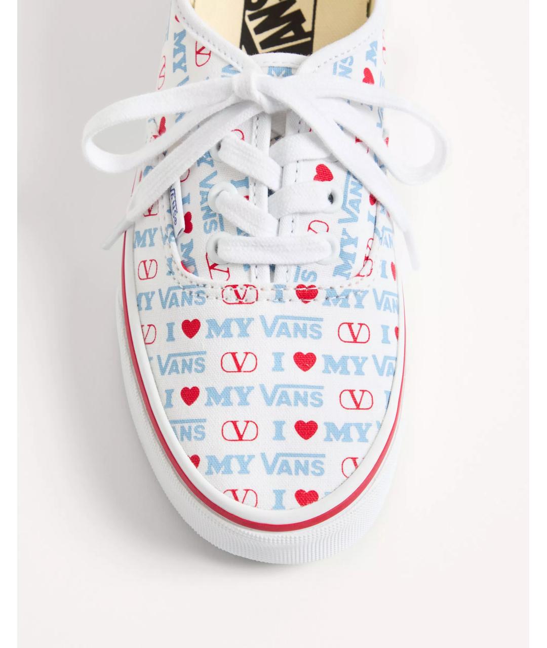 VALENTINO Белые текстильные кеды, фото 3