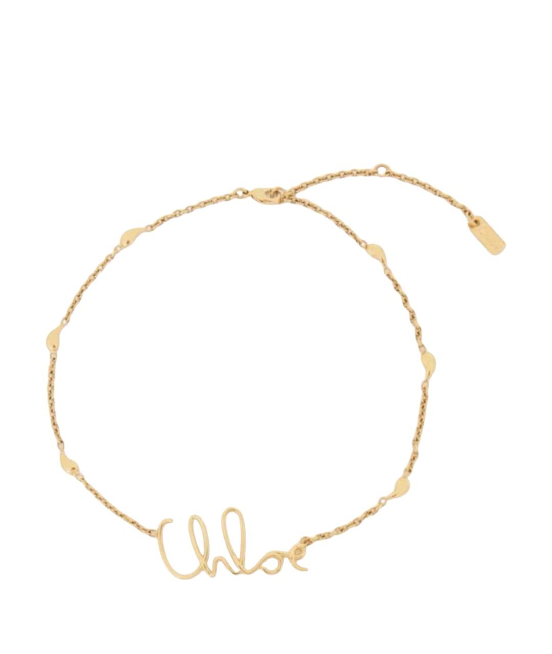 CHLOE Золотая латунная цепочка, фото 1