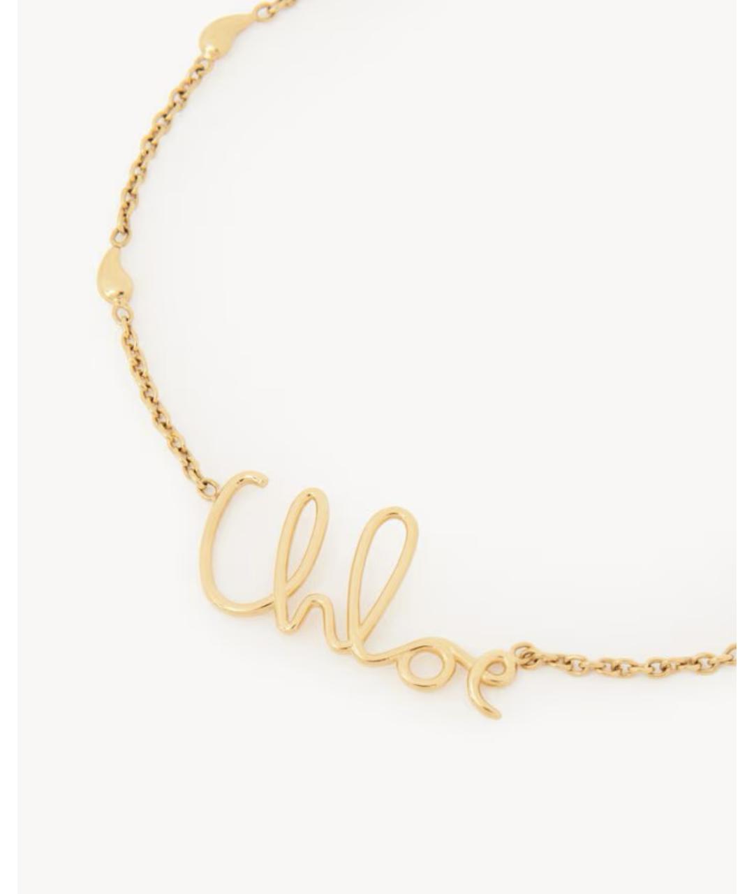 CHLOE Золотая латунная цепочка, фото 3