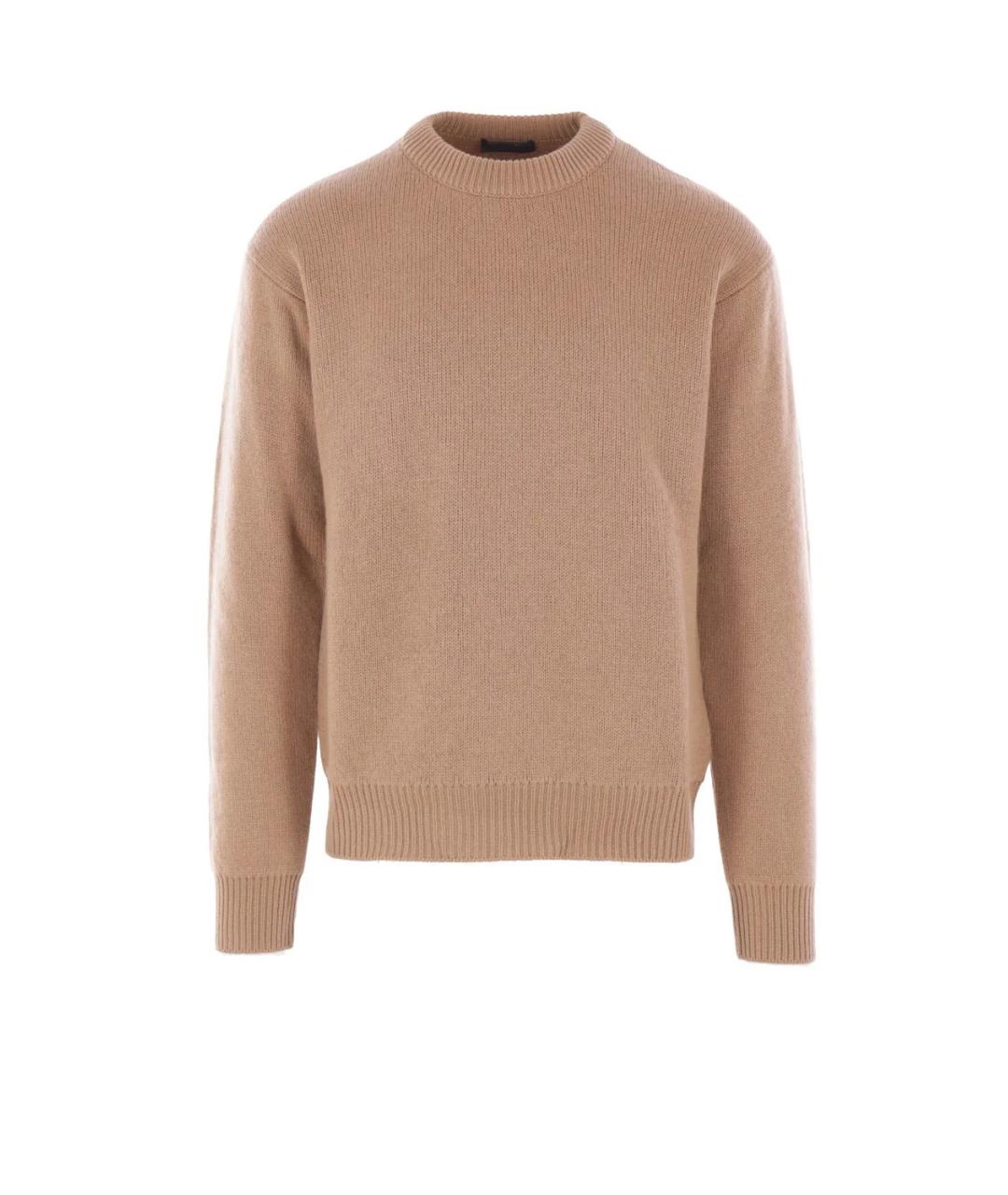 PRADA Бежевый кашемировый джемпер / свитер, фото 1
