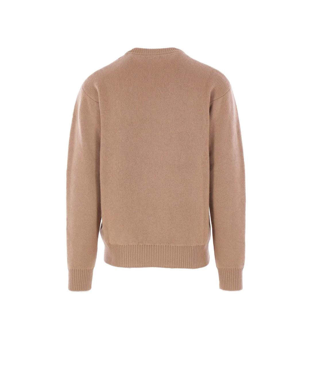 PRADA Бежевый кашемировый джемпер / свитер, фото 2