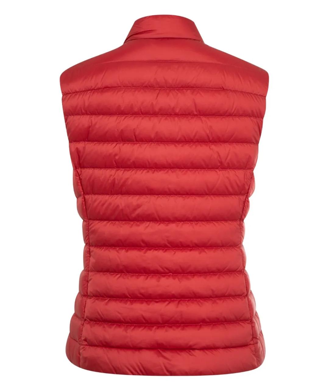 MONCLER Красный полиамидовый жилет, фото 2