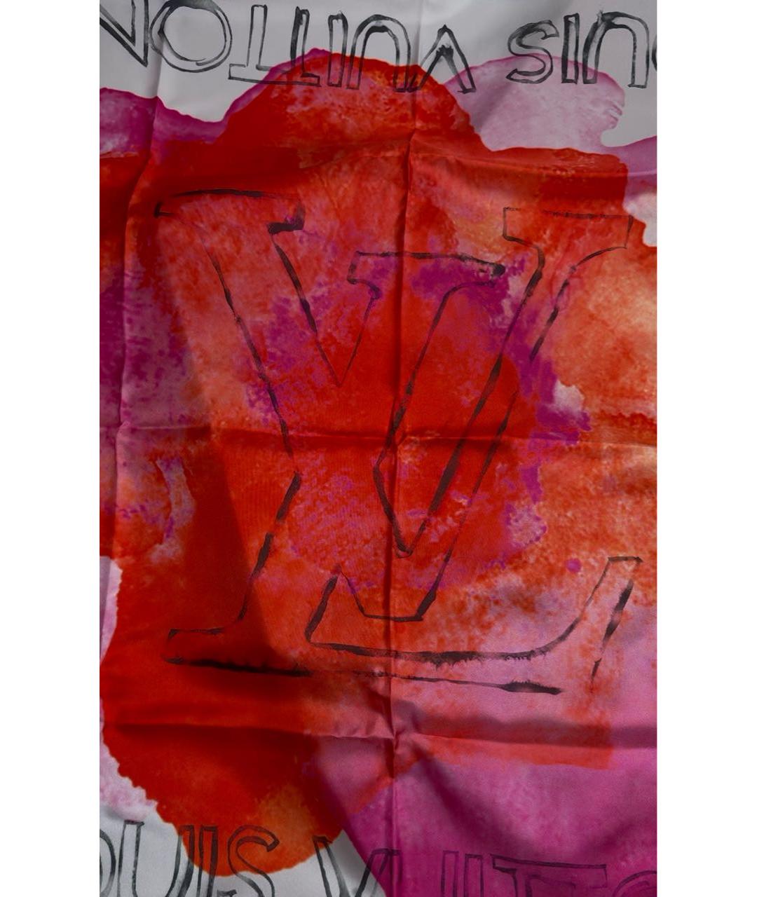 LOUIS VUITTON Мульти шелковый платок, фото 3