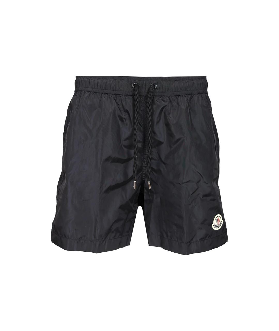 MONCLER Темно-синие полиамидовые плавки, фото 1