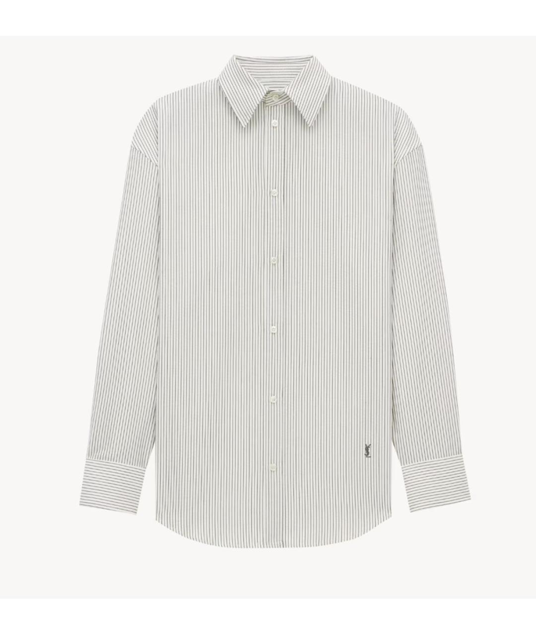 SAINT LAURENT Хлопковая рубашка, фото 3