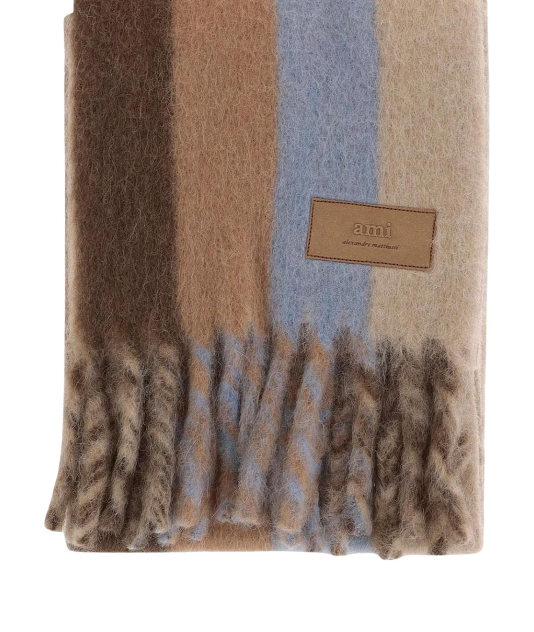 Ami Paris Бежевый шарф, фото 1