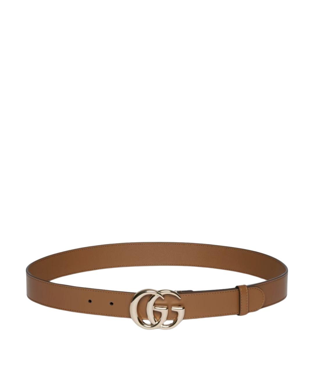 GUCCI Коричневый кожаный ремень, фото 1