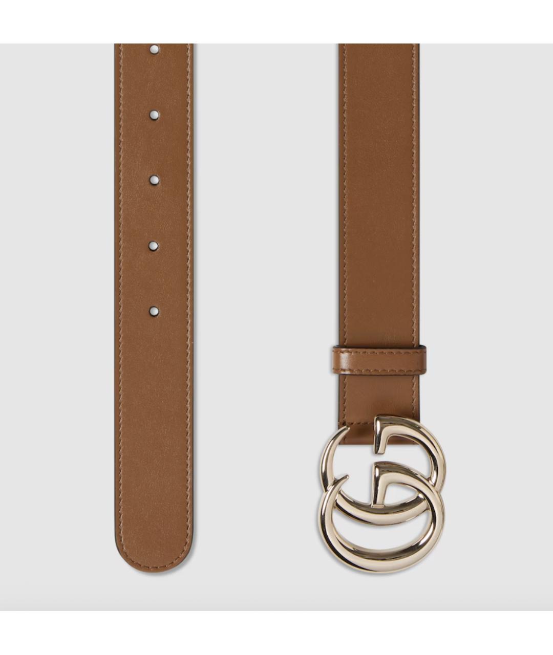 GUCCI Коричневый кожаный ремень, фото 2