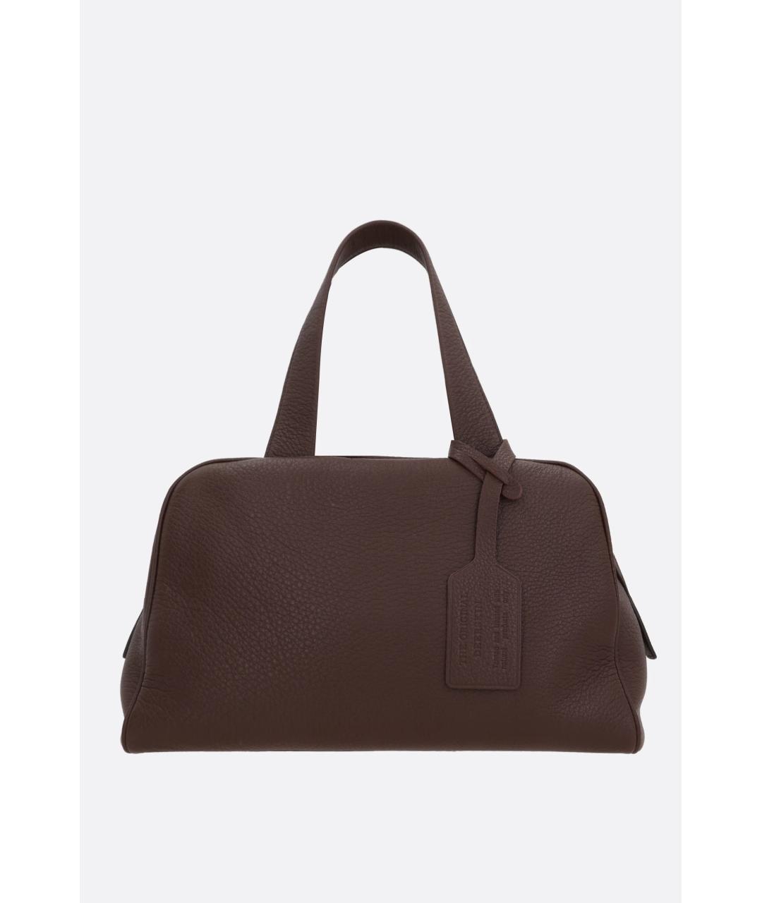 PRADA Бордовая кожаная сумка тоут, фото 3