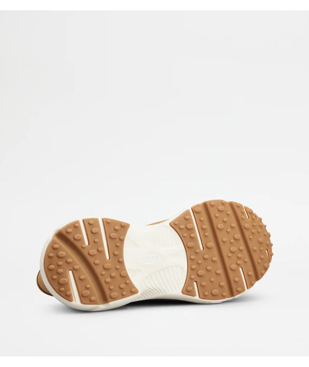 TOD'S Бежевые замшевые лоферы, фото 4