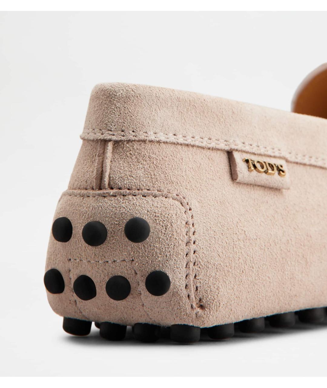 TOD'S Розовые замшевые мокасины, фото 5