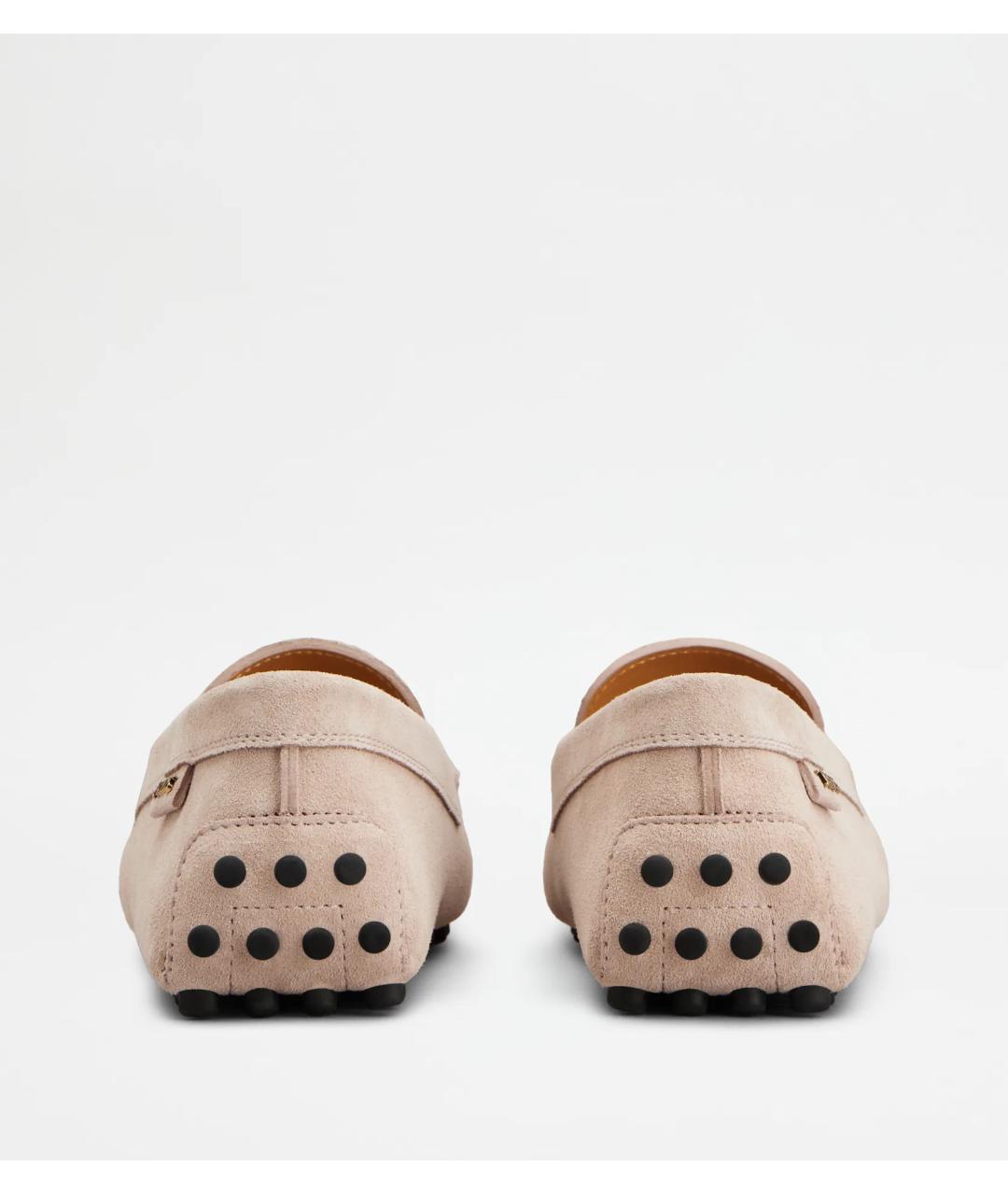 TOD'S Розовые замшевые мокасины, фото 3