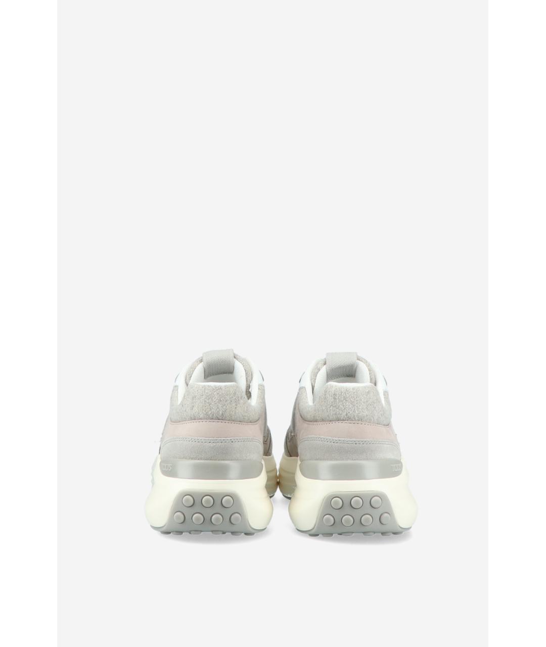 TOD'S Серые текстильные кроссовки, фото 5