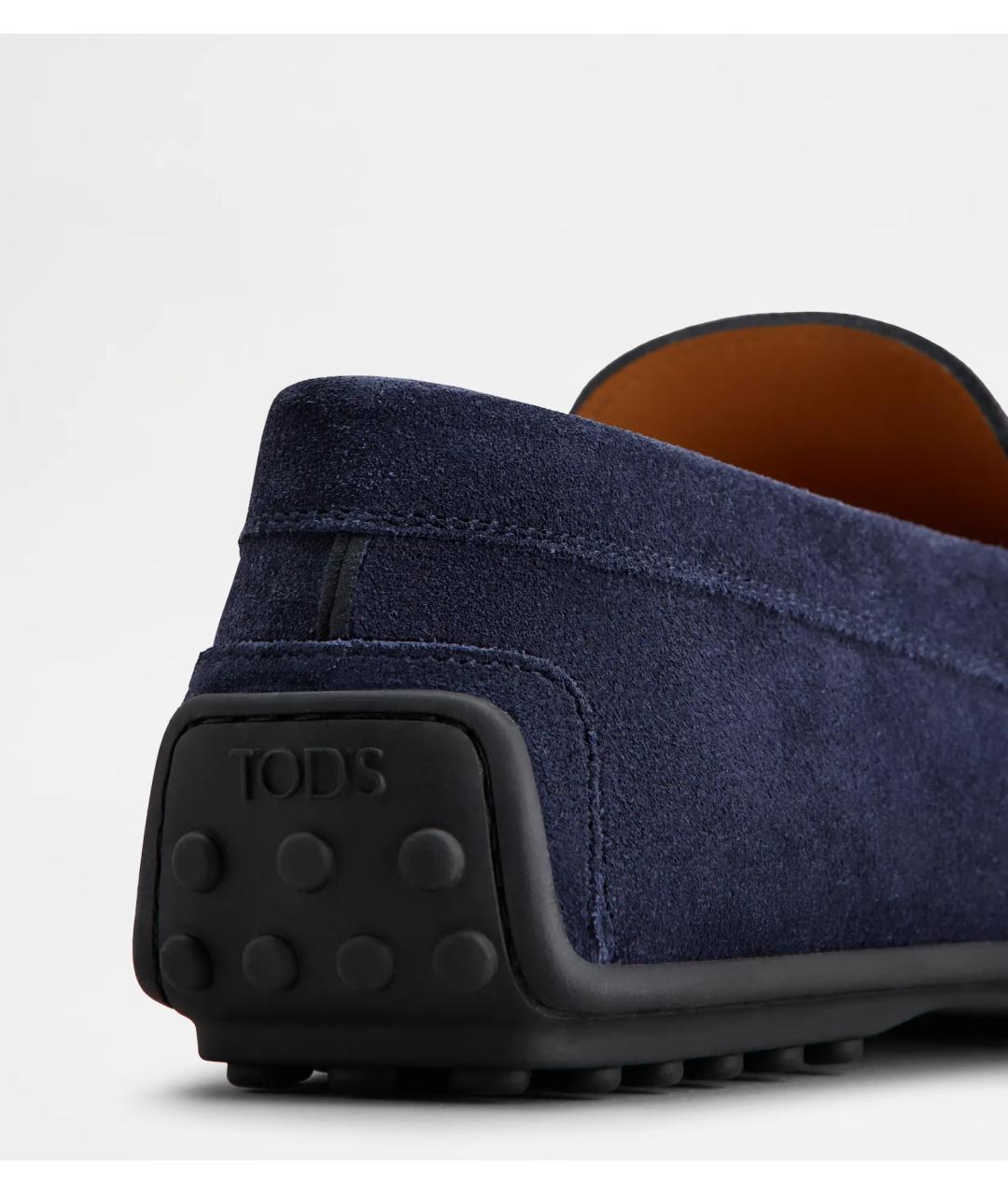 TOD'S Синие замшевые мокасины, фото 5