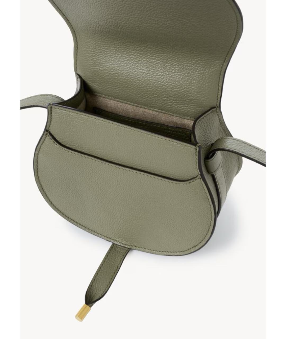 CHLOE Зеленая кожаная сумка через плечо, фото 5