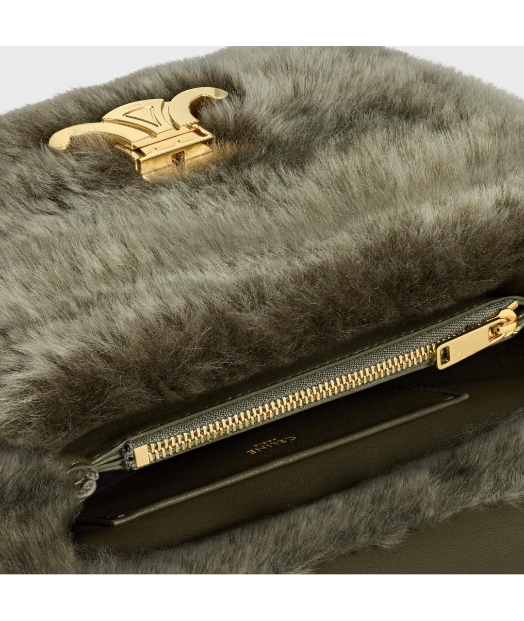 CELINE Мульти меховая сумка тоут, фото 4