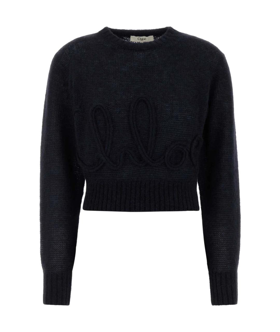 CHLOE Синий шерстяной джемпер / свитер, фото 1