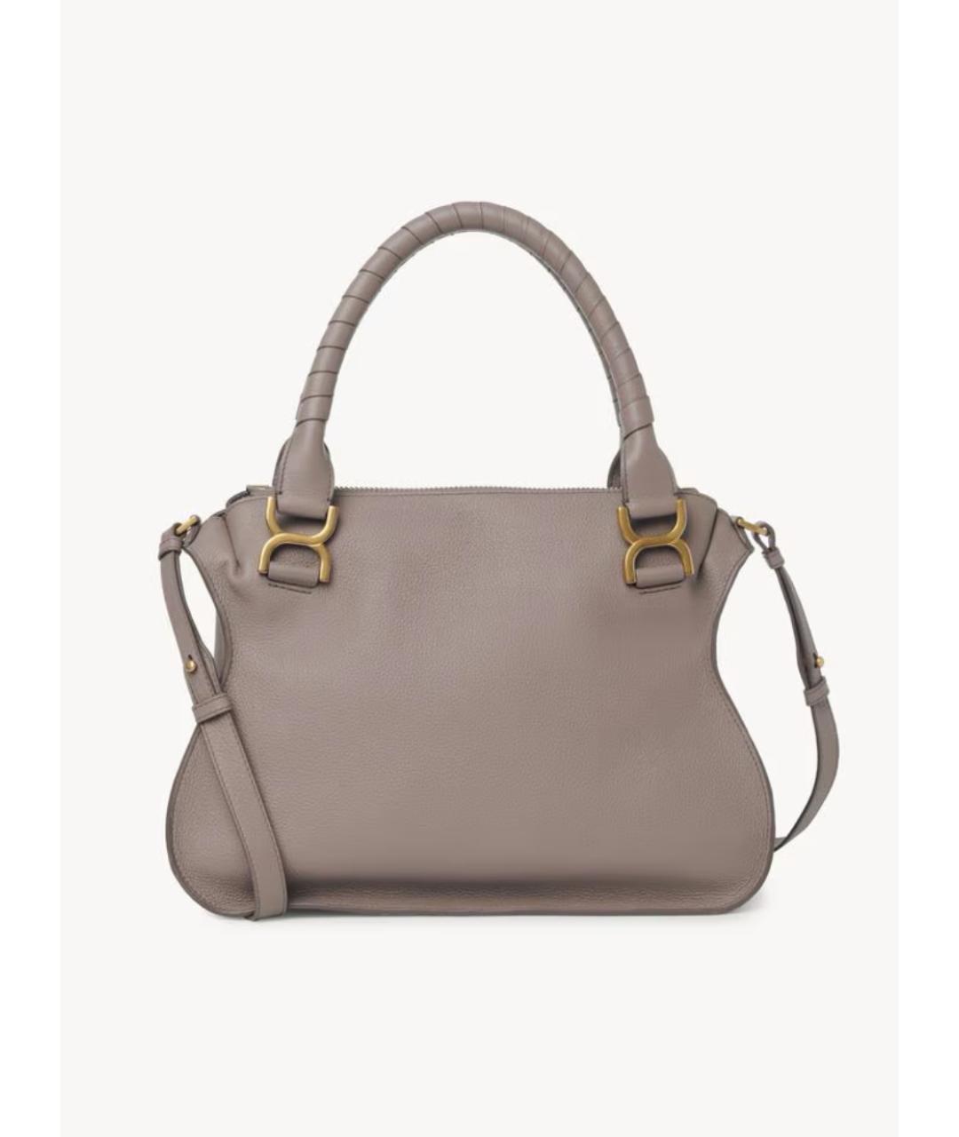 CHLOE Фиолетовая кожаная сумка через плечо, фото 3