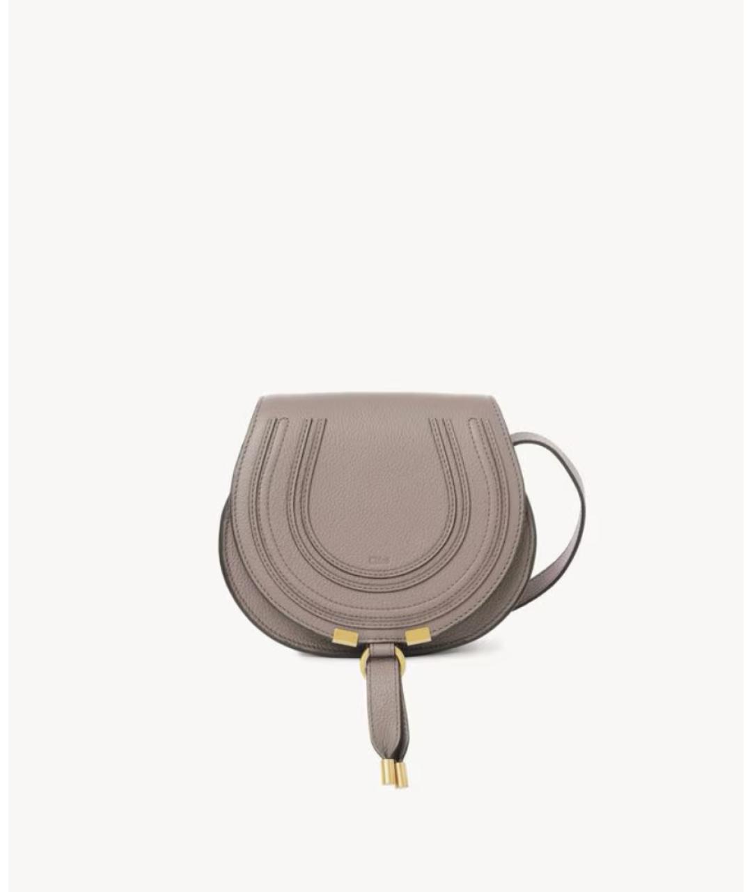 CHLOE Фиолетовая кожаная сумка через плечо, фото 6