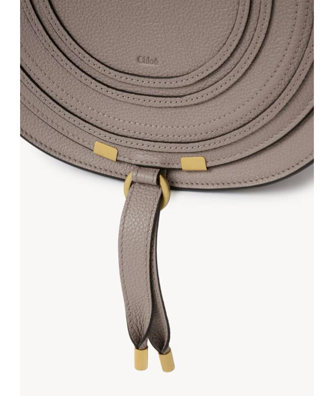 CHLOE Фиолетовая кожаная сумка через плечо, фото 6