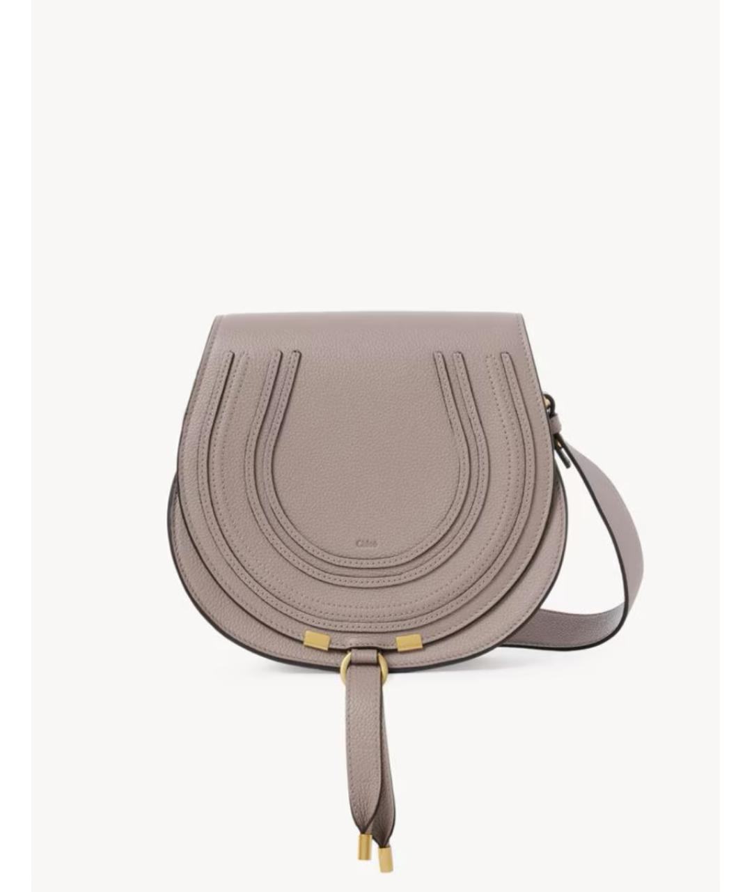 CHLOE Фиолетовая кожаная сумка через плечо, фото 8