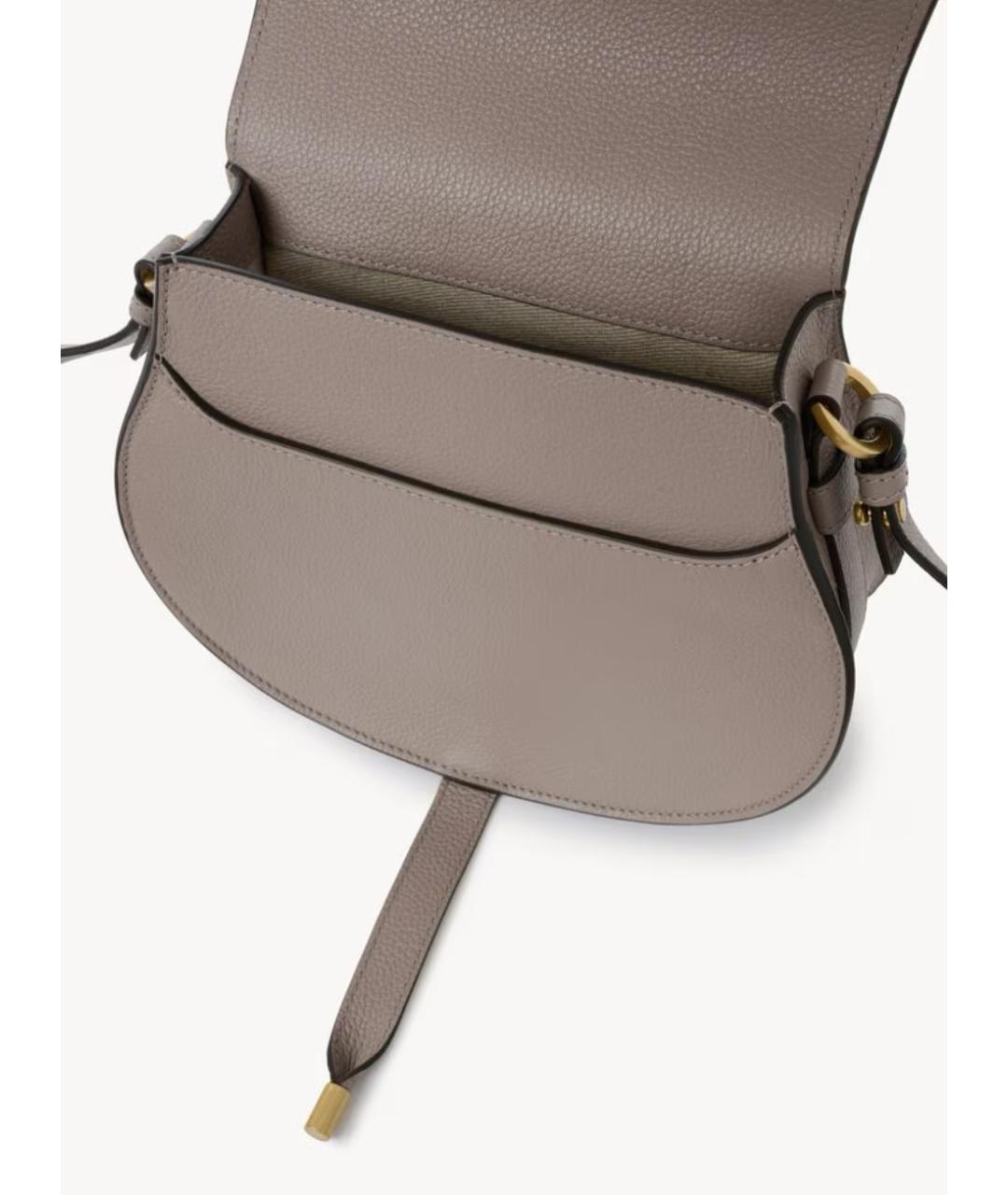 CHLOE Фиолетовая кожаная сумка через плечо, фото 5