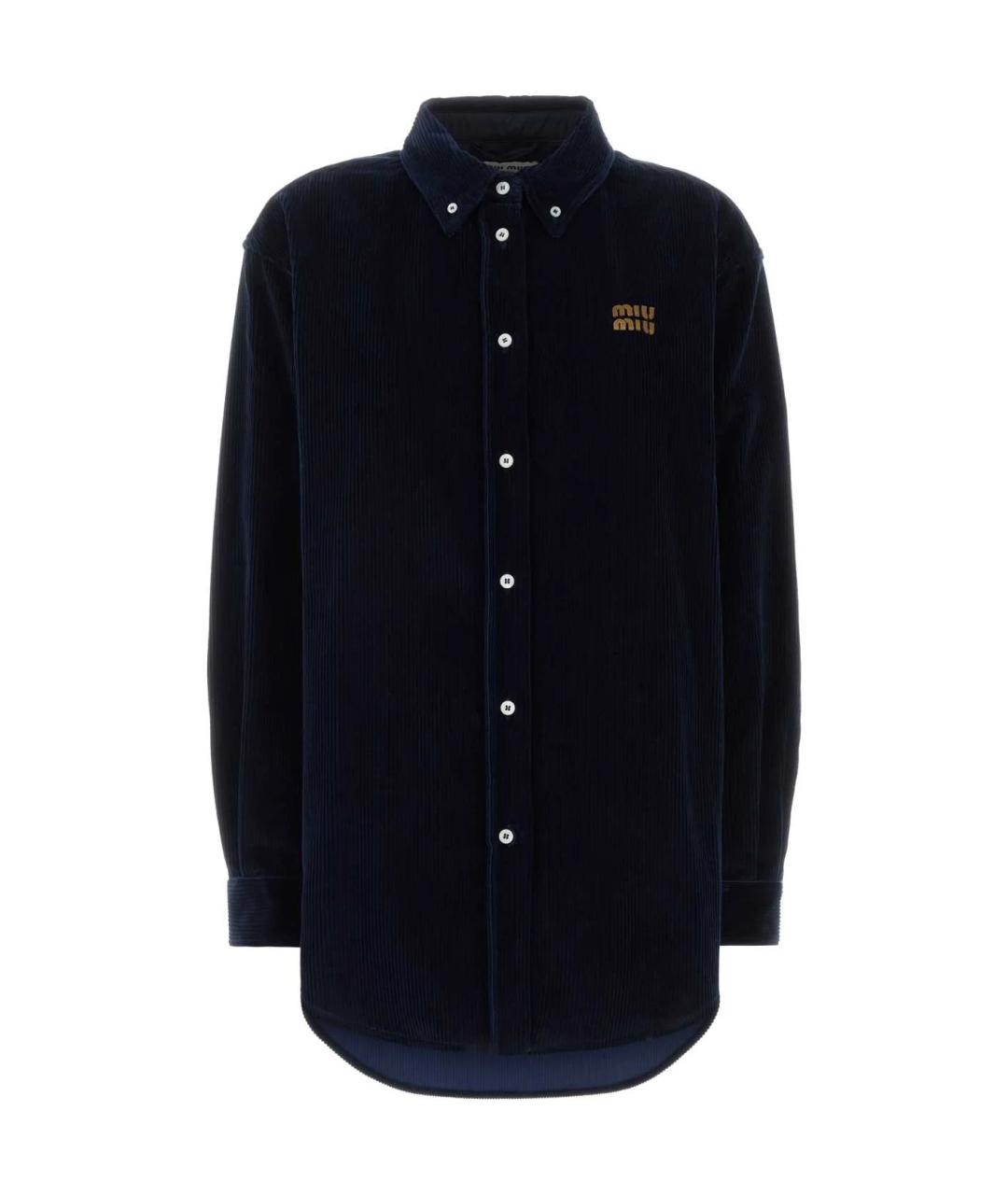 MIU MIU Синяя рубашка, фото 1