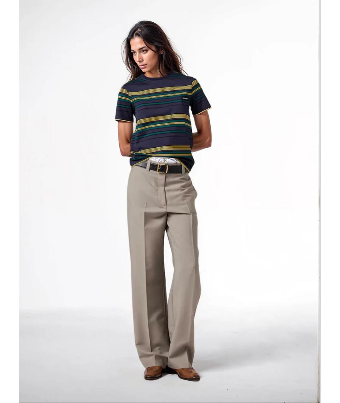 MIU MIU Мульти хлопковая футболка, фото 4