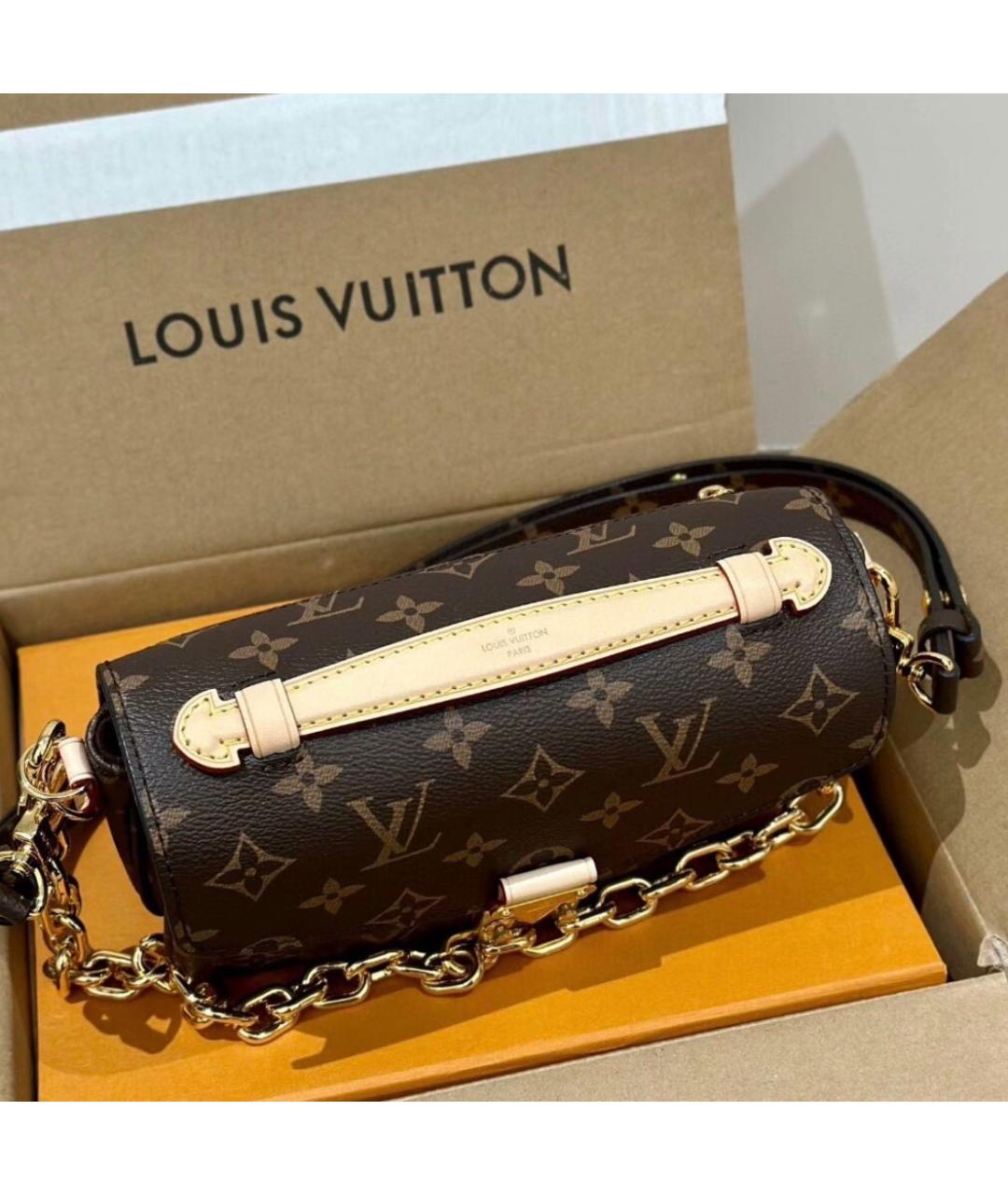LOUIS VUITTON Коричневая сумка через плечо, фото 4
