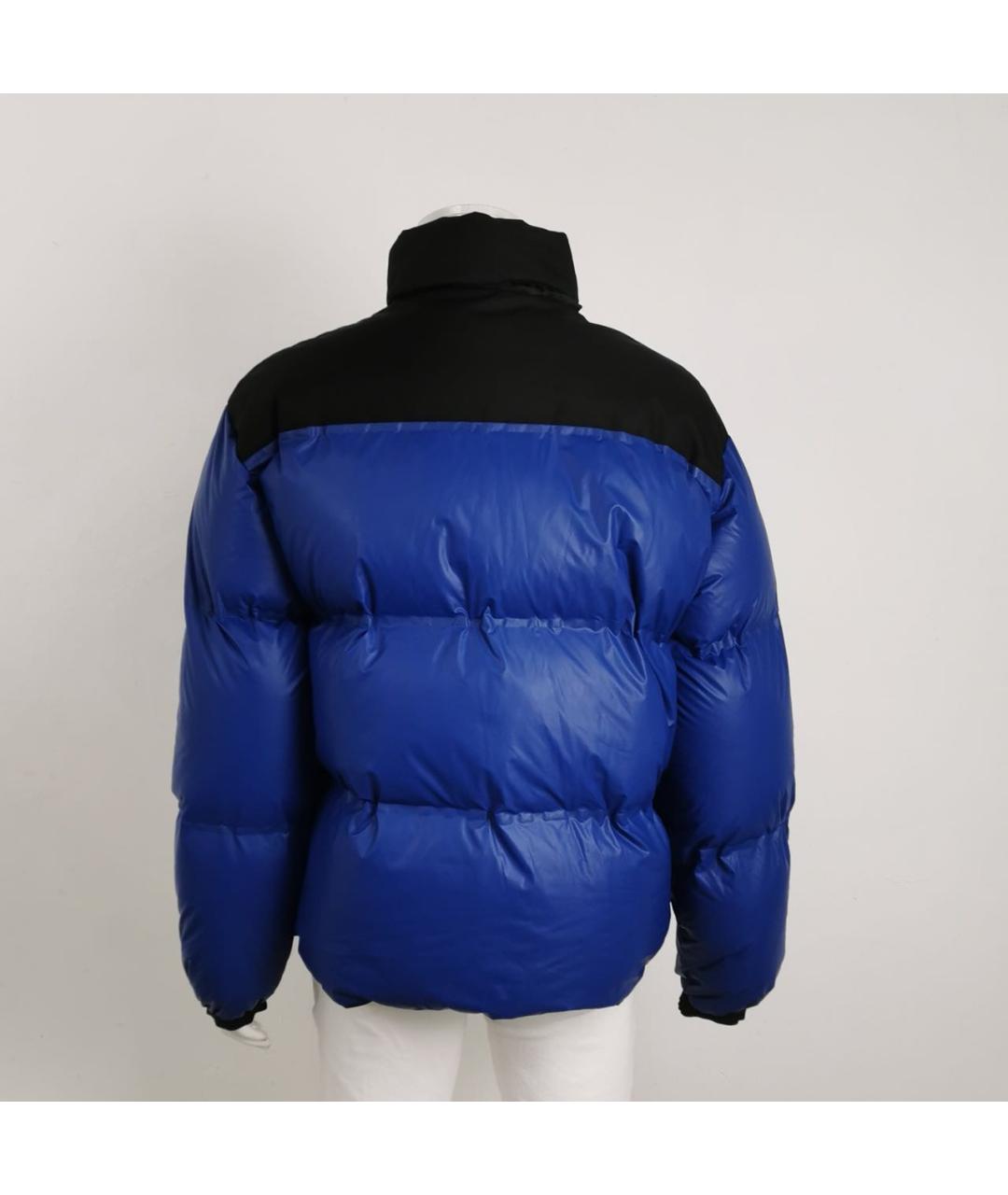 PRADA Синий полиэстеровый пуховик, фото 2
