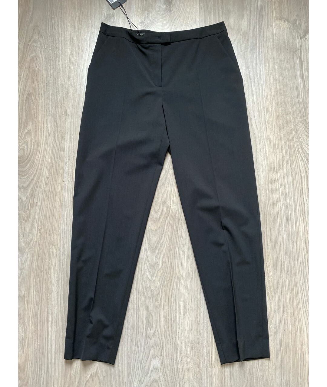 ESCADA Черные шерстяные прямые брюки, фото 7