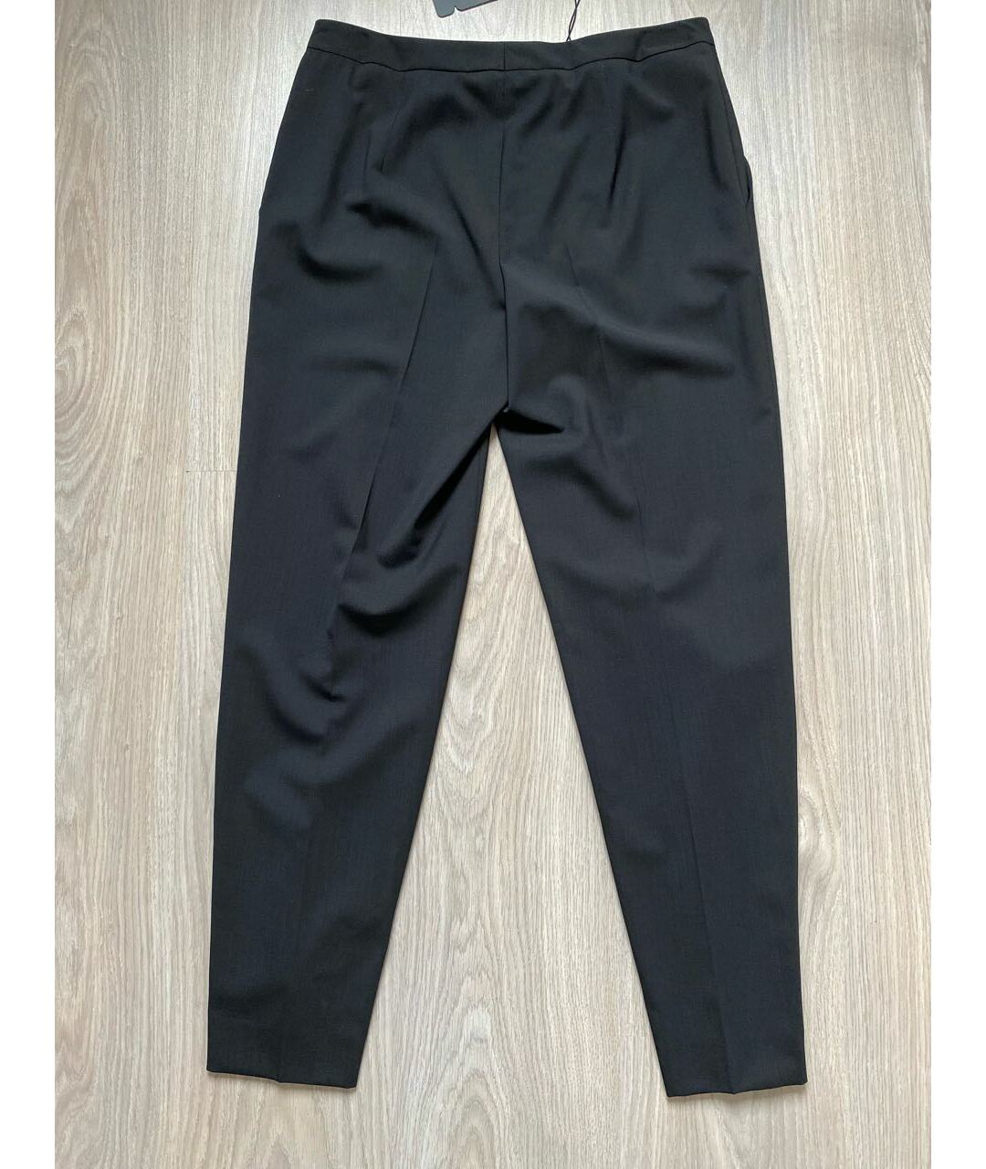 ESCADA Черные шерстяные прямые брюки, фото 2
