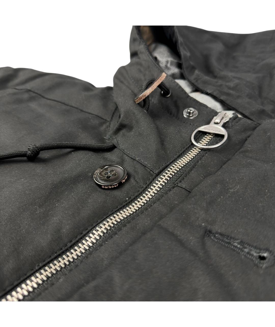 BARBOUR Черная хлопковая парка, фото 4