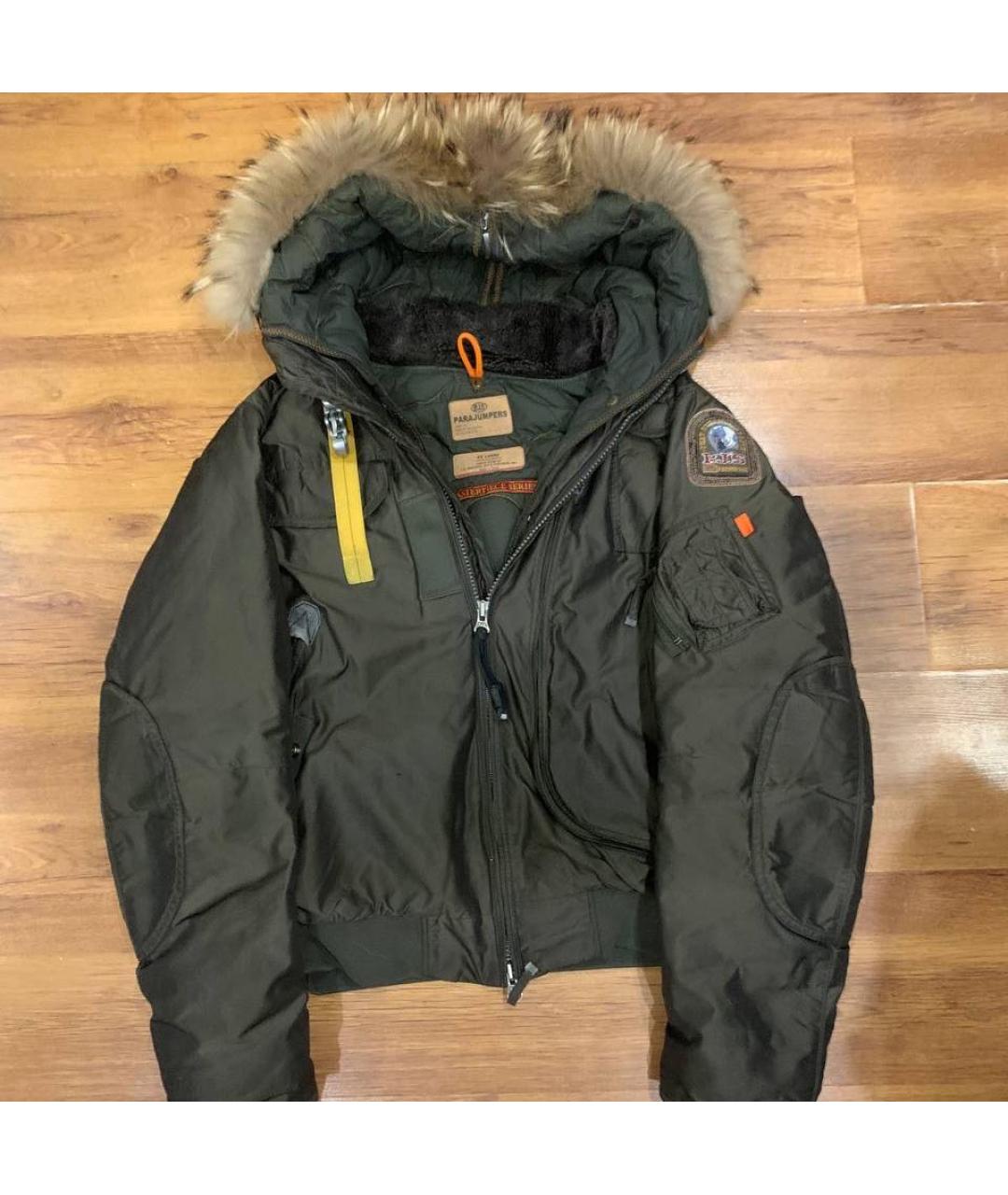 PARAJUMPERS Хаки полиэстеровая куртка, фото 5