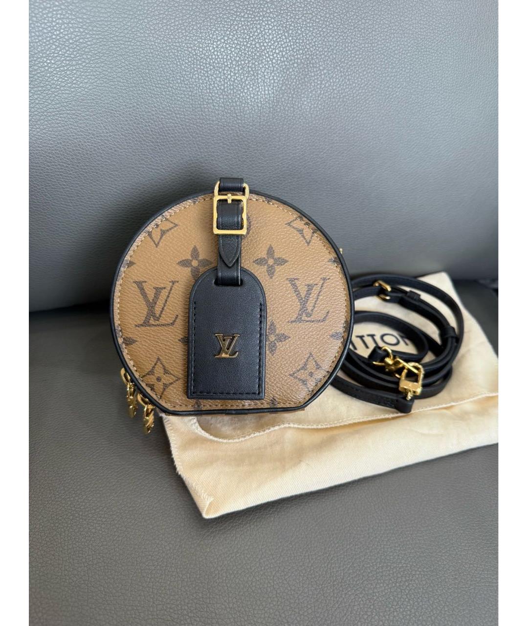 LOUIS VUITTON Коричневая сумка через плечо, фото 8