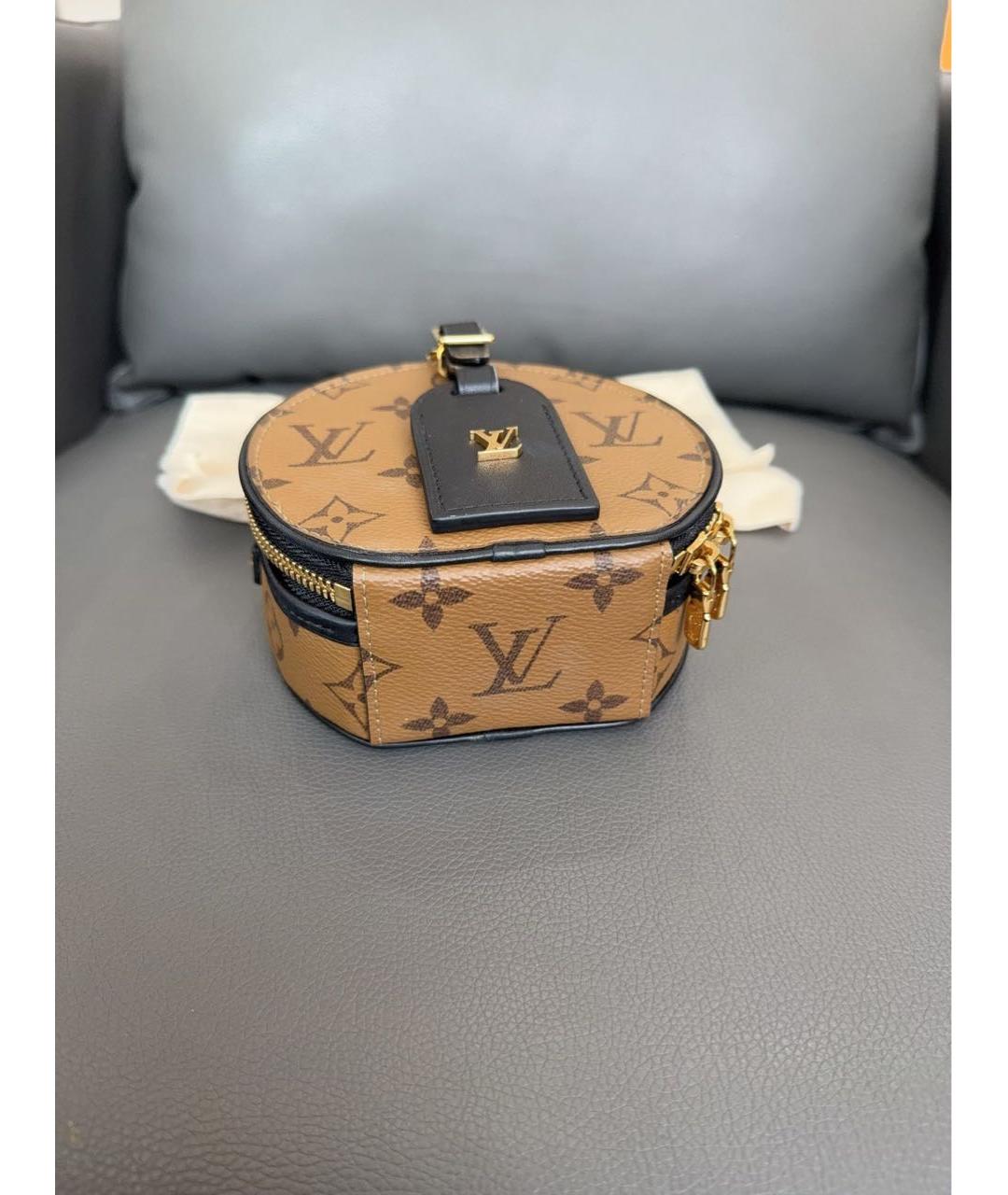 LOUIS VUITTON Коричневая сумка через плечо, фото 5