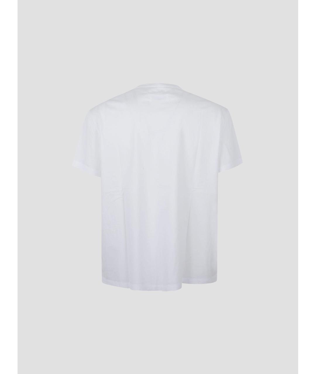 MAISON MARGIELA Белая хлопковая футболка, фото 2