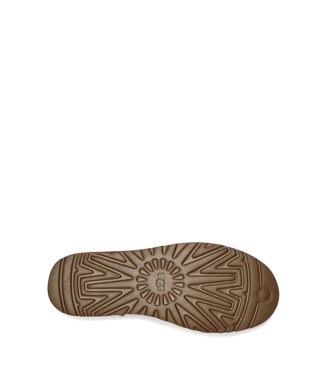 UGG AUSTRALIA Коричневые замшевые низкие ботинки, фото 4