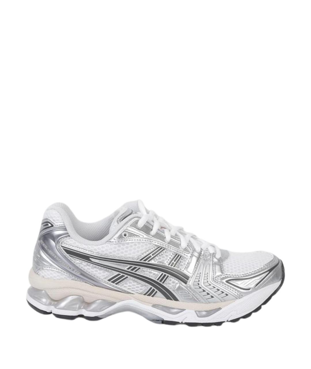 ASICS Белые текстильные кроссовки, фото 1