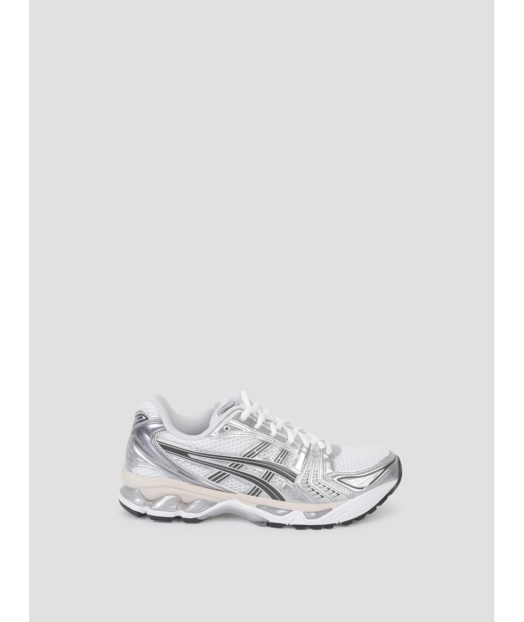 ASICS Белые текстильные кроссовки, фото 4