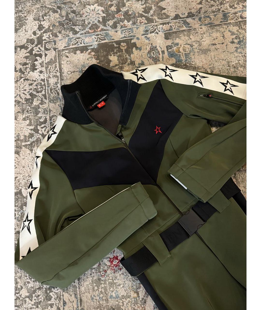 PERFECT MOMENT Хаки полиэстеровый комбинезон, фото 2