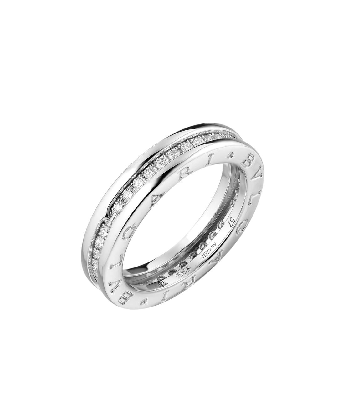 BVLGARI Серебряное кольцо из белого золота, фото 1