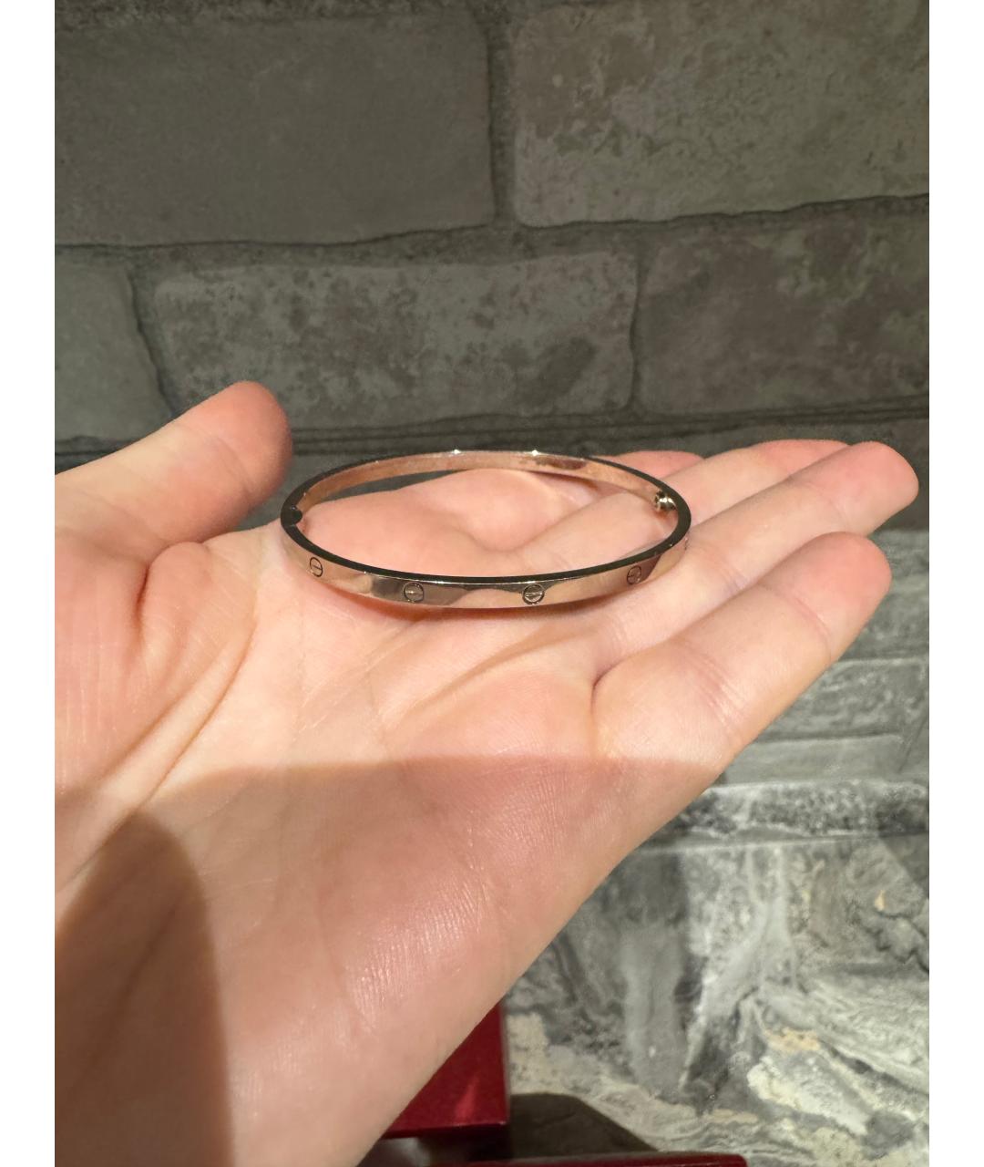 CARTIER Белый браслет из белого золота, фото 4