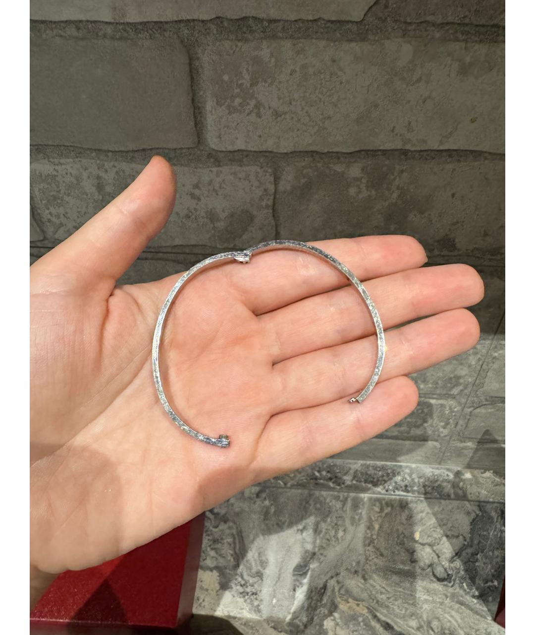 CARTIER Белый браслет из белого золота, фото 2