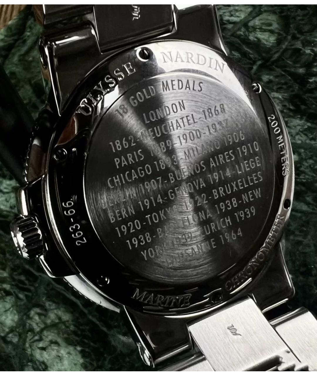 Ulysse Nardin Черные часы, фото 5