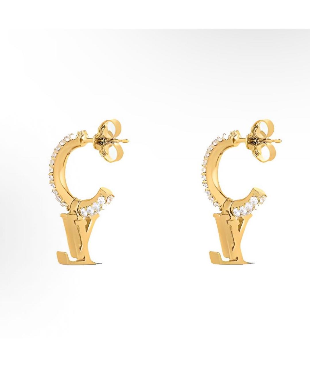 LOUIS VUITTON Золотые серьги, фото 2