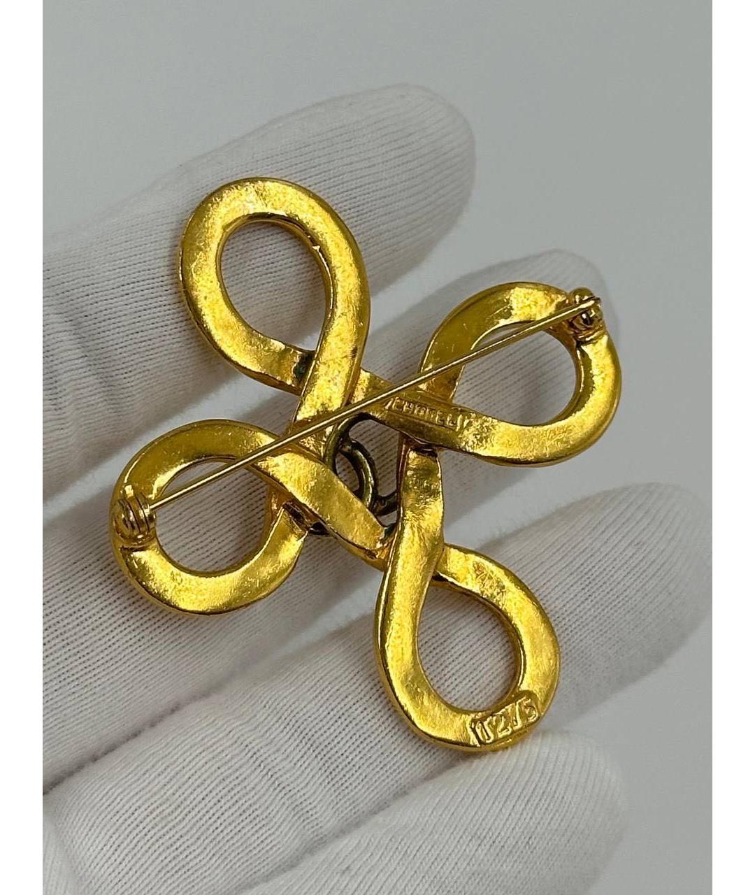 CHANEL Золотая позолоченная булавка / брошь, фото 5