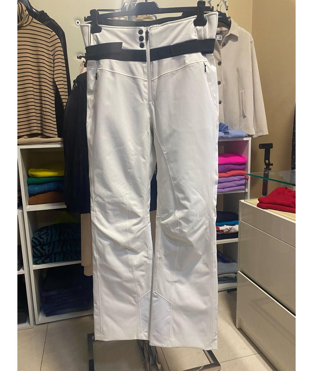 BOGNER Белые полиэстеровые спортивные брюки и шорты, фото 6