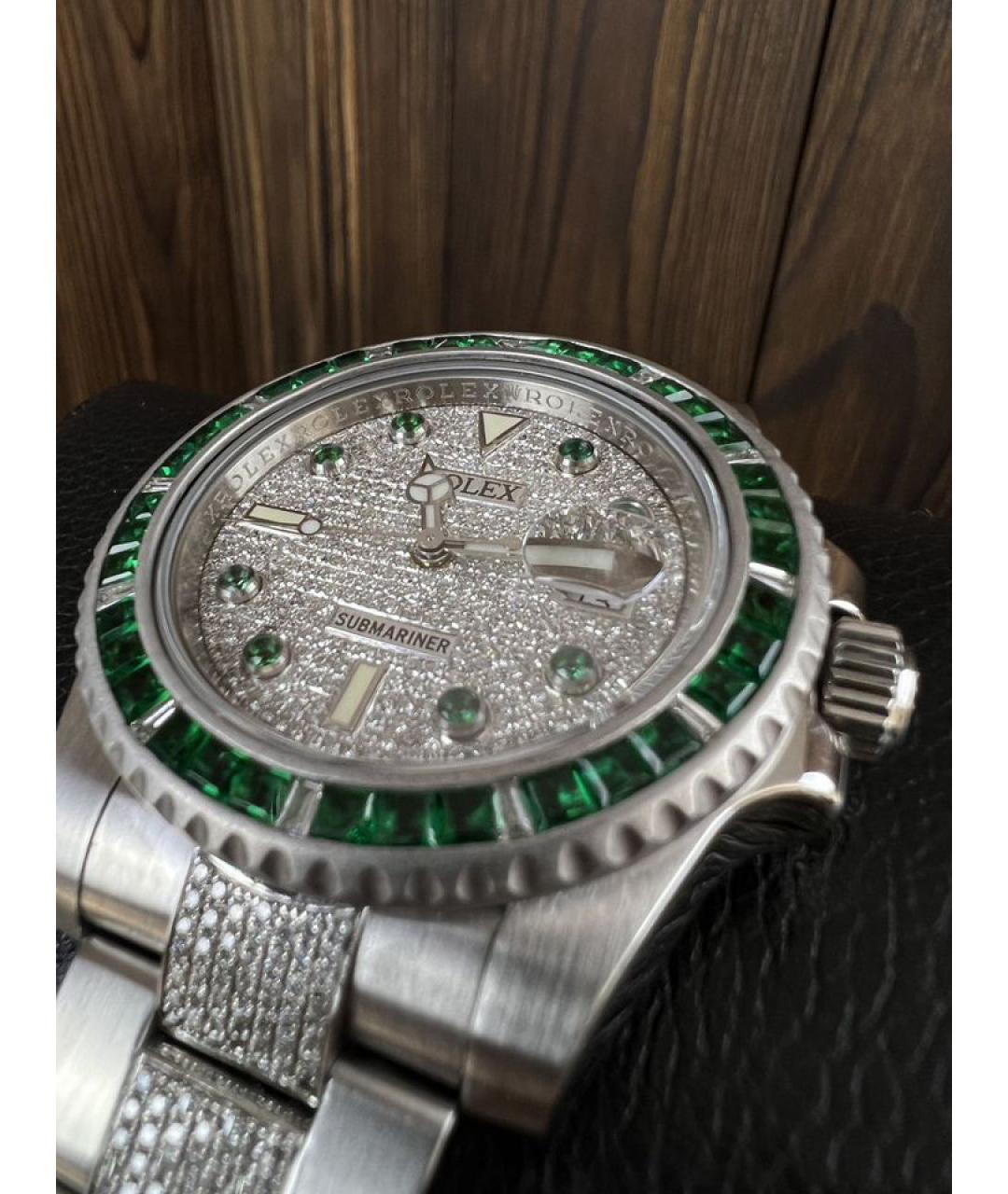 ROLEX Серебряные часы, фото 3