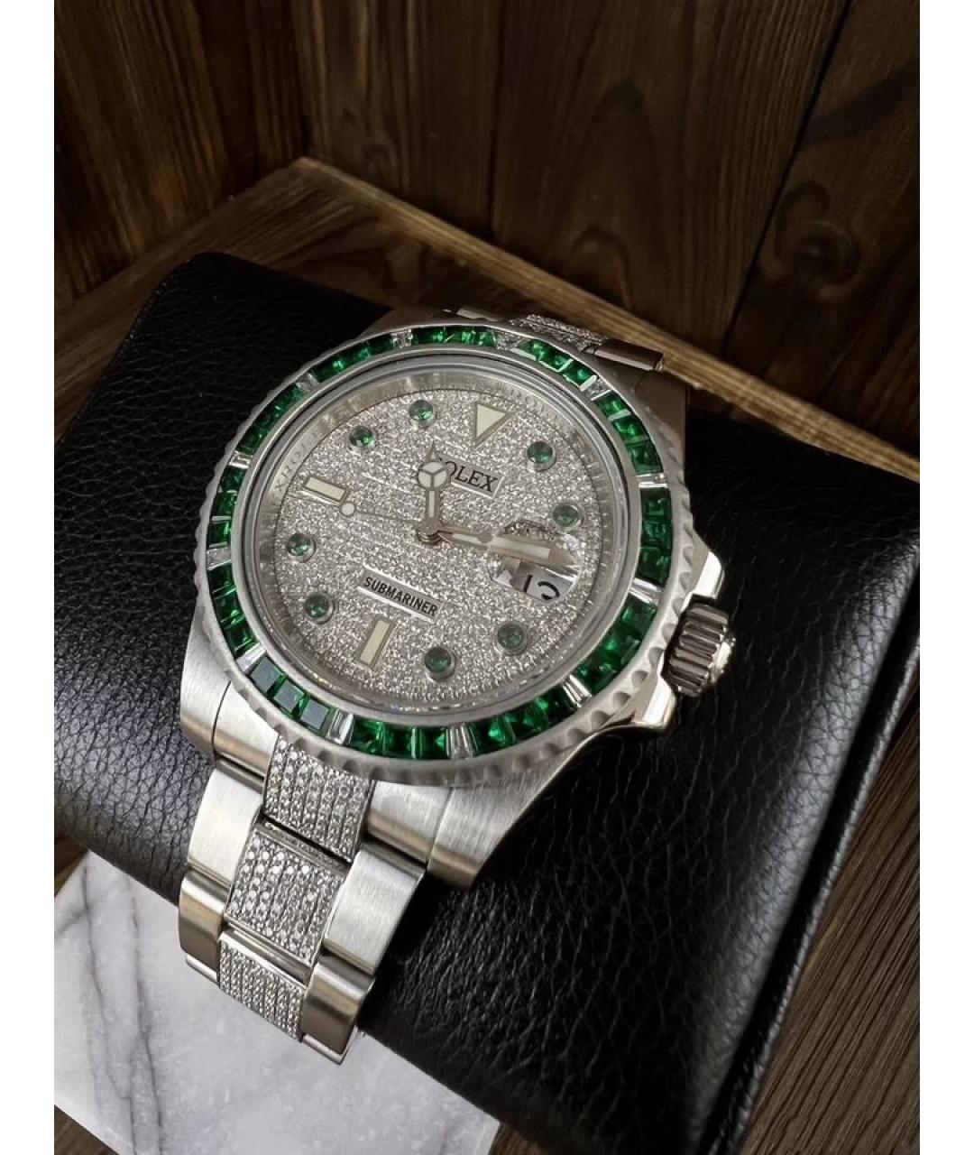 ROLEX Серебряные часы, фото 2